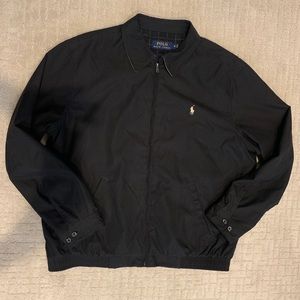 Men’s Polo Ralph Lauren Black zip up jacket.